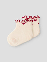Ladda upp bild till gallerivisning, Lil&#39;Atelier Baby 2-pack Strumpor med Hjärtan i Ekologisk Bomull

