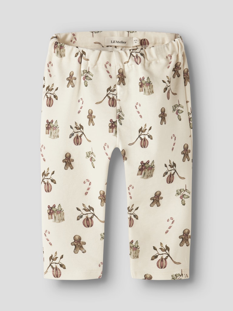 Lil'Atelier Baby Byxor i Ekologisk Bomull 