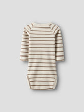 Ladda upp bild till gallerivisning, Lil&#39;Atelier Baby Randig Body i Ekologisk Bomull
