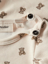 Ladda upp bild till gallerivisning, Lil&#39;Atelier Baby Body i Ekologisk Bomull &quot;Teddybjörn&quot;
