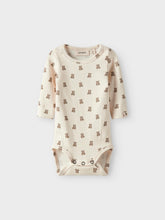 Ladda upp bild till gallerivisning, Lil&#39;Atelier Baby Body i Ekologisk Bomull &quot;Teddybjörn&quot;
