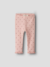 Ladda upp bild till gallerivisning, Lil&#39;Atelier Baby Ribbade Mönstrad Leggings i Ekologisk Bomull
