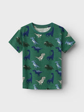 Ladda upp bild till gallerivisning, Name it Mini Dinosauriemönstrad T-Shirt i Ekologisk Bomull
