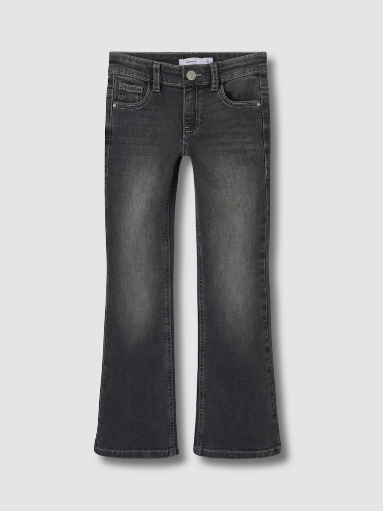 Name it Kids POLLY Bootcut Jeans Mörkgrå Denim