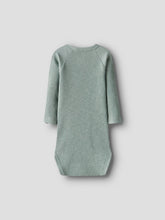 Ladda upp bild till gallerivisning, Name it Baby Ribbad Omlottbody Grön
