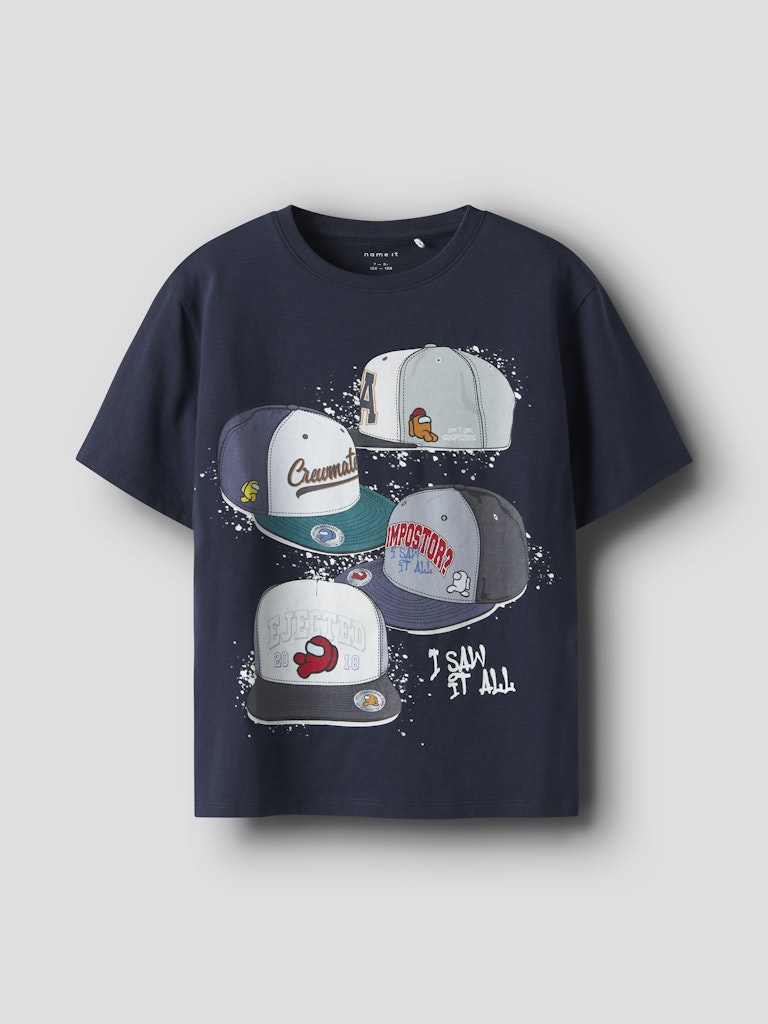 Name it Kids Among Us T-shirt Navy