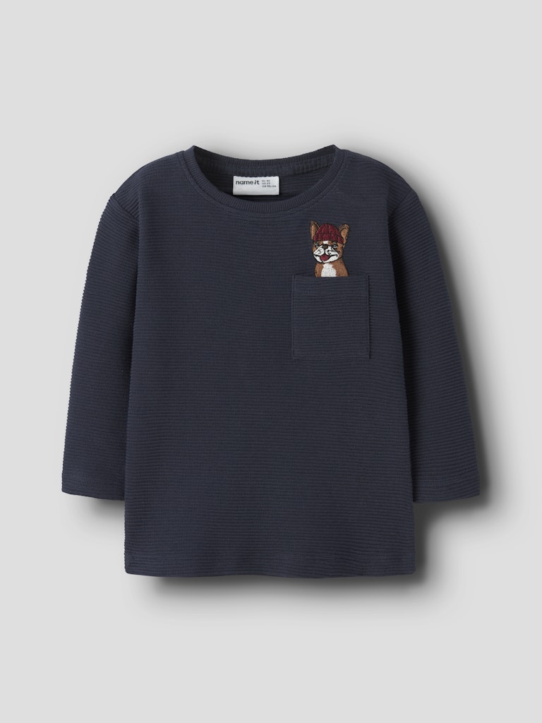 Name it Mini Långärmad Tröja i Ekologisk Bomull