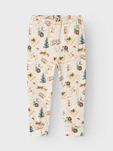 Ladda upp bild till gallerivisning, Name it Mini 2-Delad Pyjamas med Julmotiv i Ekologisk Bomull
