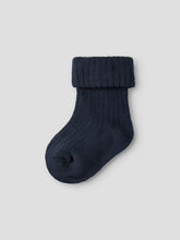 Ladda upp bild till gallerivisning, Name it Baby Ribbade Strumpor Marinblå
