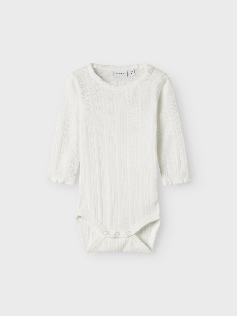 Name it Baby Hålmönstrad Långärmad Body