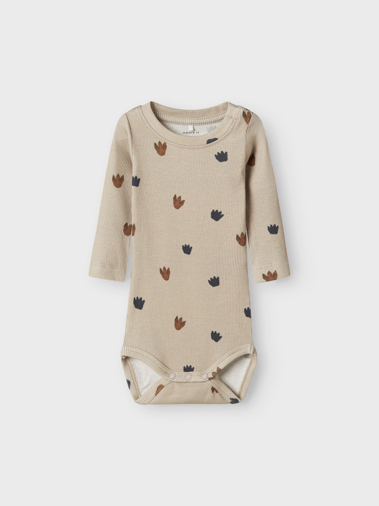 Name it Baby Ribbad Body i Ekologisk Bomull