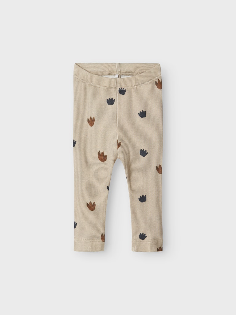 Name it Baby Ribbade Leggings i Ekologisk Bomull