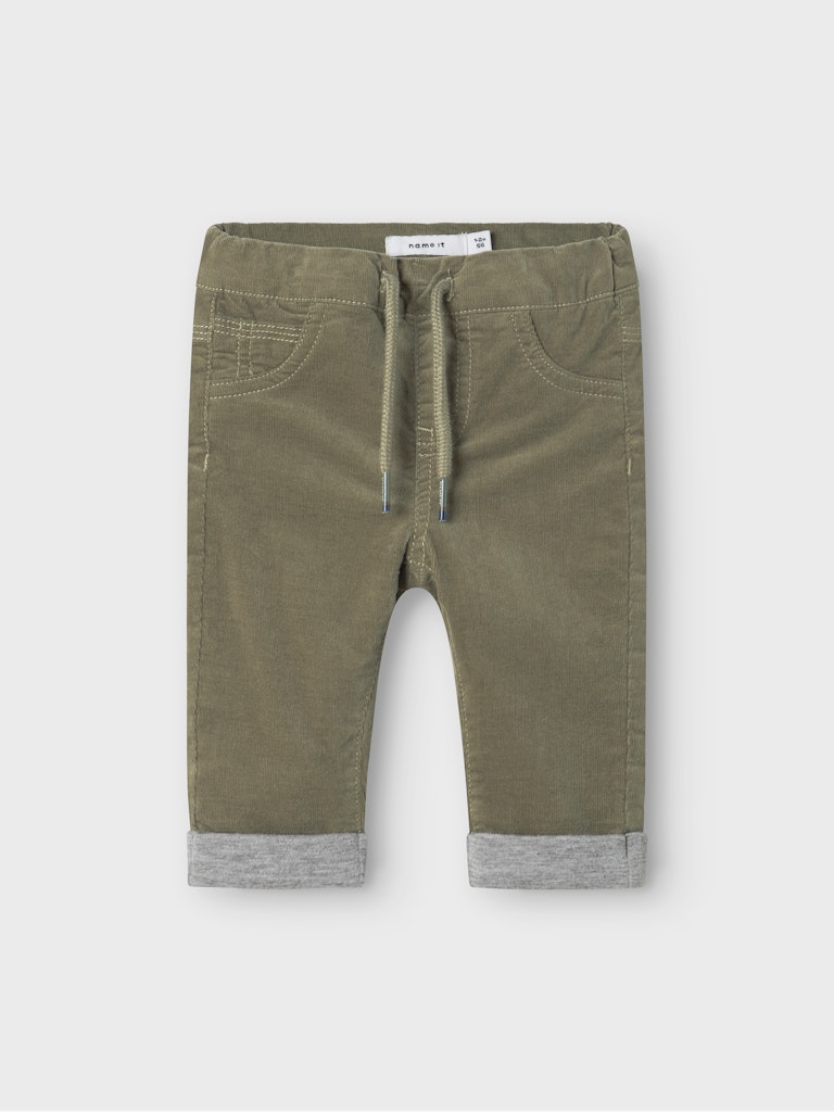 Name it Baby Mjuk Byxa i Babycord Grön