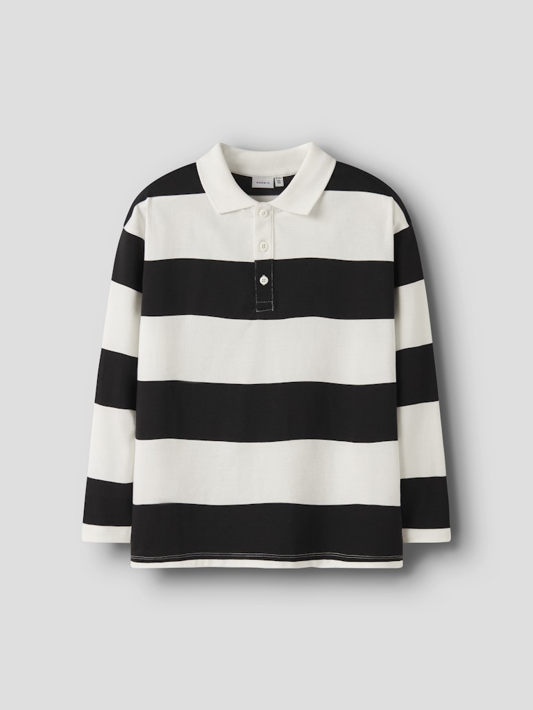 Name it Kids Randig Långärmad Pikétröja