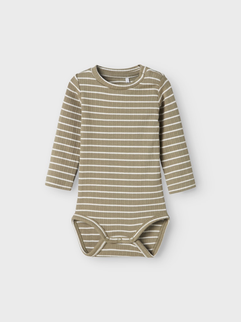 Name it Baby Randig Body i Ekologisk Bomull