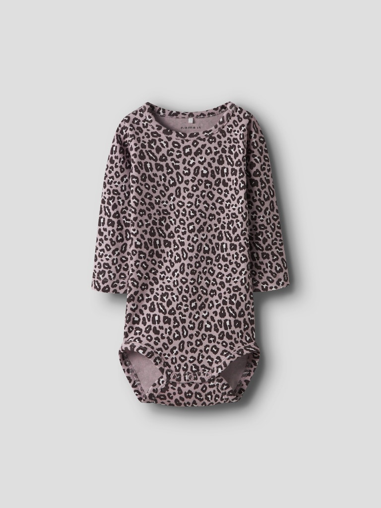 Name it Baby Leopardmönstrad Body