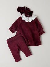 Ladda upp bild till gallerivisning, Name it Baby A-formad Velourklänning i Ekologisk Bomull
