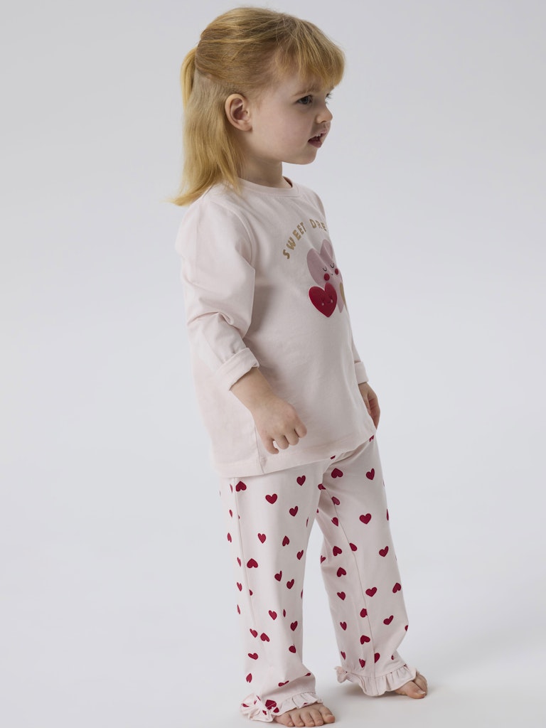 Name it Mini 2-Delad Pyjamas i Ekologisk Bomull