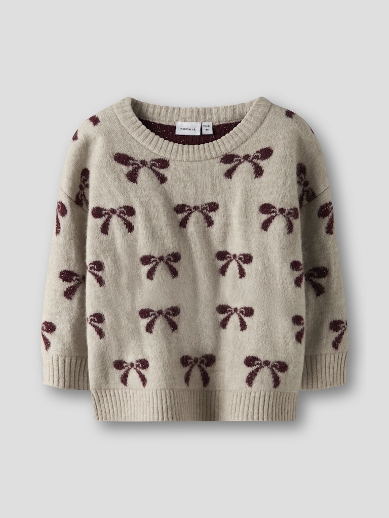 Name it Mini Stickad Tröja med Rosetter