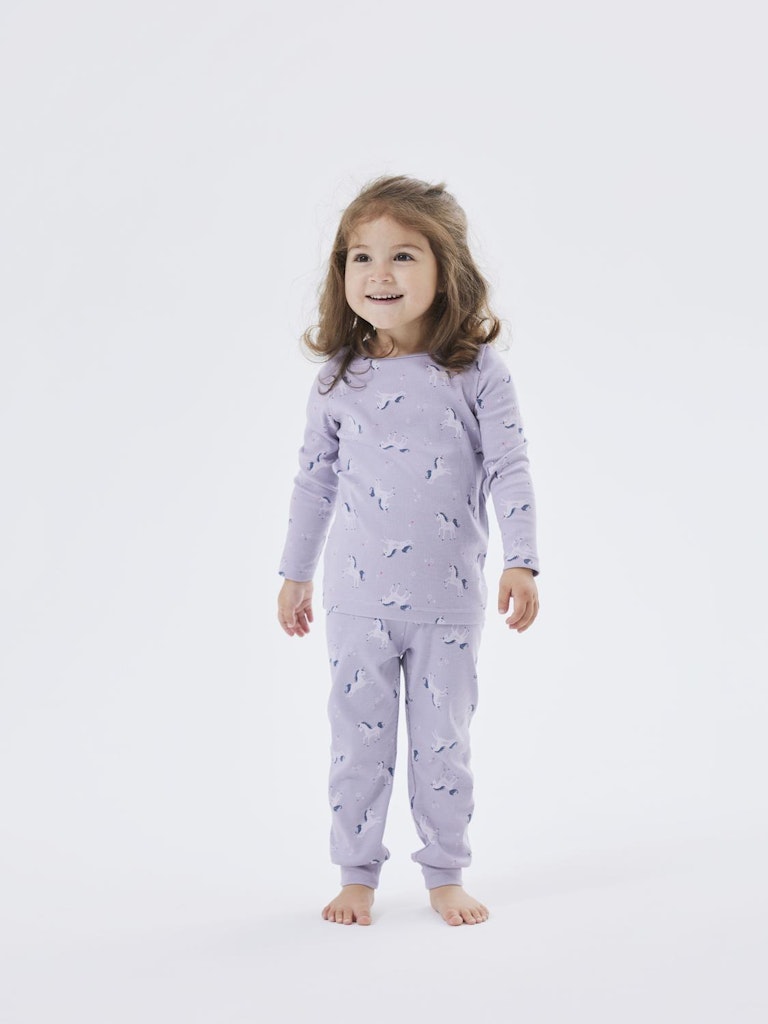 Name it Mini 2-Delad  Ribbad Pyjamas