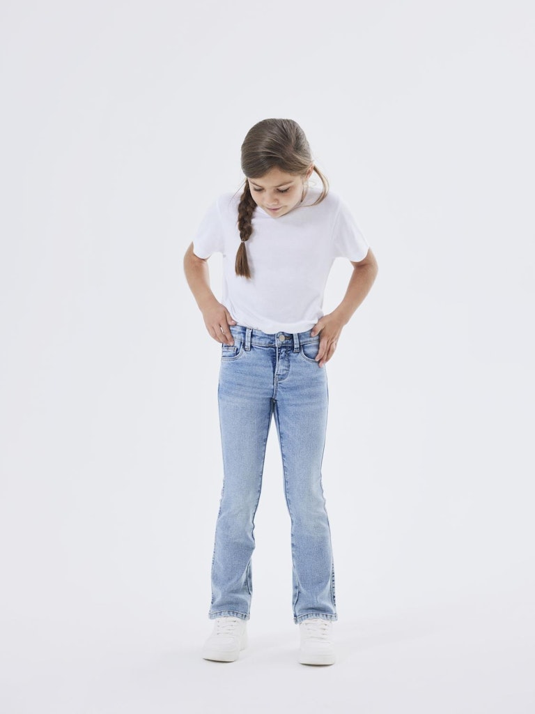 Name it Kids POLLY Bootcut Jeans Ljusblå Denim