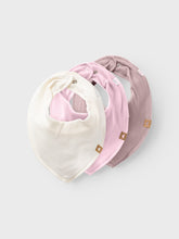 Ladda upp bild till gallerivisning, Name it Baby 3-Pack Dregglis/DryBib Rosa
