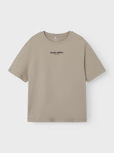 Ladda upp bild till gallerivisning, Name it Kids T-shirt i Ekologisk Bomull Beige
