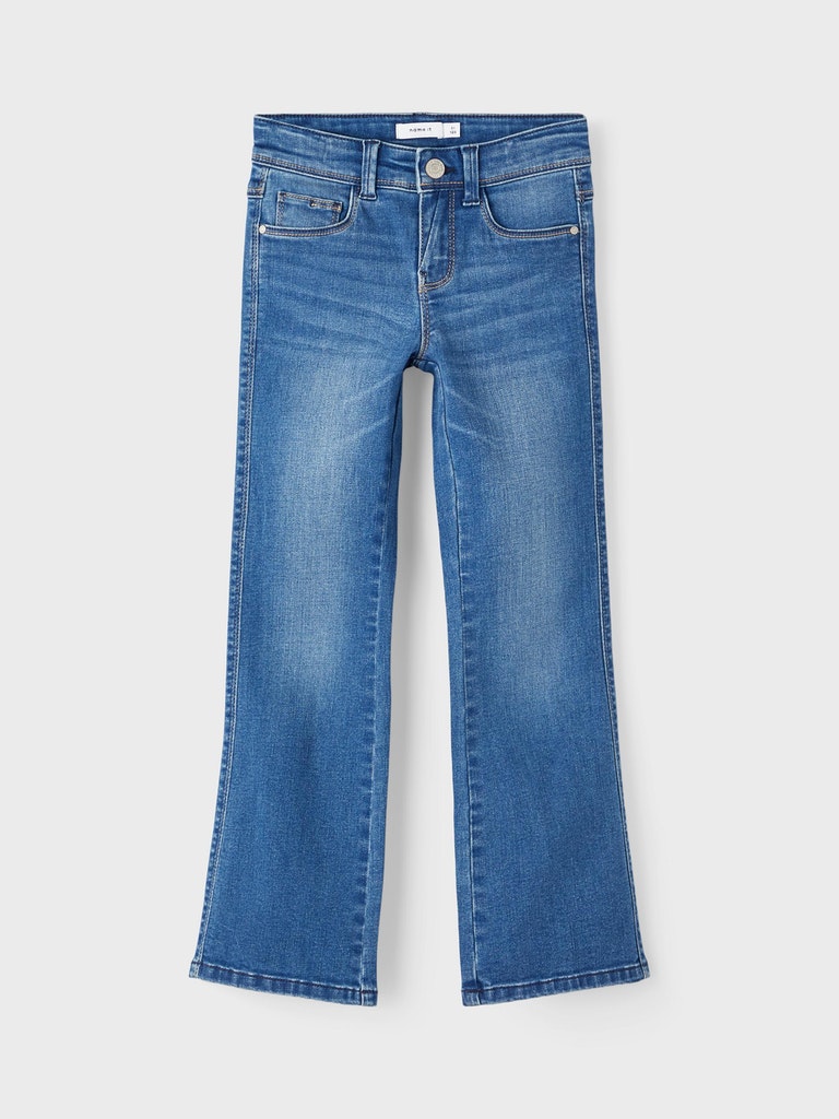 Name it Kids POLLY Bootcut Jeans Mörkblå Denim