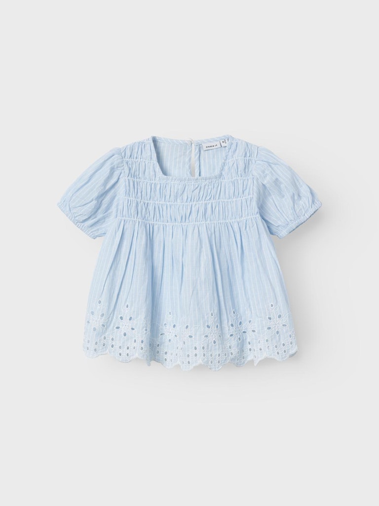 Name it Mini Topp med Broderie Anglaise
