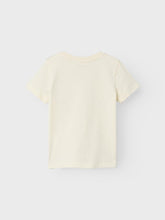 Ladda upp bild till gallerivisning, Name it Mini T-shirt med Bröstficka i Ekologisk Bomull Vit
