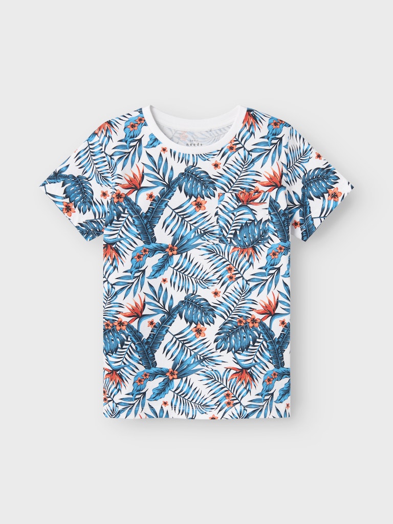 Name it Kids Mönstrad T-Shirt med Bröstficka