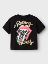 Ladda upp bild till gallerivisning, Name it Kids Rolling Stones T-shirt Svart
