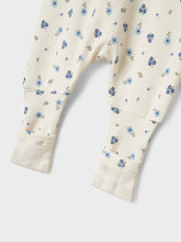 Ladda upp bild till gallerivisning, Name it Baby 2-Pack Blommig Pyjamas med Blixtlås i Ekologisk Bomull
