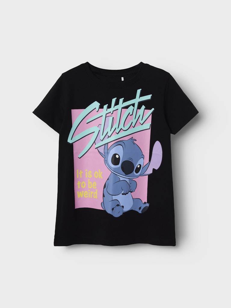 Name it Kids Stitch T-shirt Svart