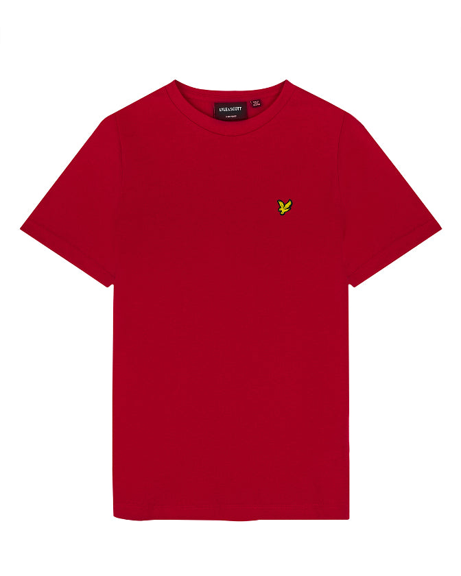 Lyle & Scott Junior Plain T-shirt Gala Red