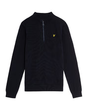 Ladda upp bild till gallerivisning, Lyle &amp; Scott Junior 1/4 Zip Jumper Marinblå
