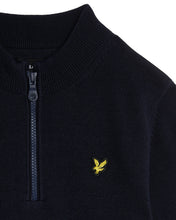 Ladda upp bild till gallerivisning, Lyle &amp; Scott Junior 1/4 Zip Jumper Marinblå
