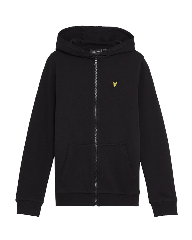 Lyle & Scott Junior Zip Through Hoodie Black