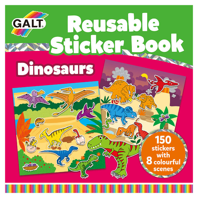 Stickersbok med Dinosaurie